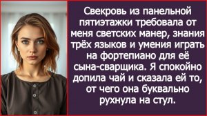 Свекровь требовала от меня светских манер | ИСТОРИИ ИЗ ЖИЗНИ | АУДИО РАССКАЗЫ | СЛУШАТЬ ИСТОРИИ