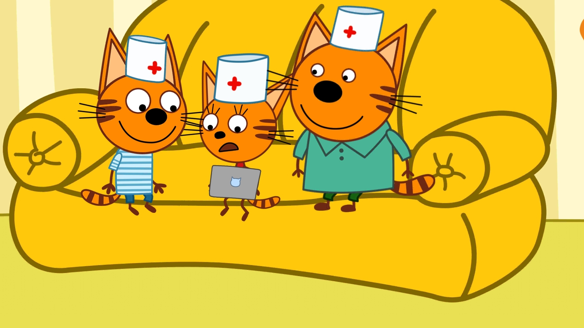 Три кота. Три кота доктор.