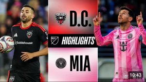 Ди Си Юнайтед	 - Интер Майами. Обзор матча.  Месси снова блестает