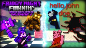 🙂 FNAF 1 Minecraft MIX Week B Update 🐻 hello again john doe (Hello Again + Hallow Again) 🤩