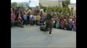 Легенды тюменского рукопашного боя: показательные выступления у ДК "Геолог". Система Кадочникова