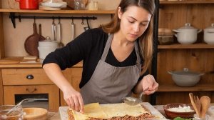 Ужин 8 марта. Лазанья.