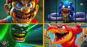 МУЛЬТИКИ: СОНИК‑ЧУДИЩЕ vs КРОКОДИЛ‑ГОНЩИК vs ПАРОВОЗИК‑ОБЖОРА vs МАРИО‑МОНСТР