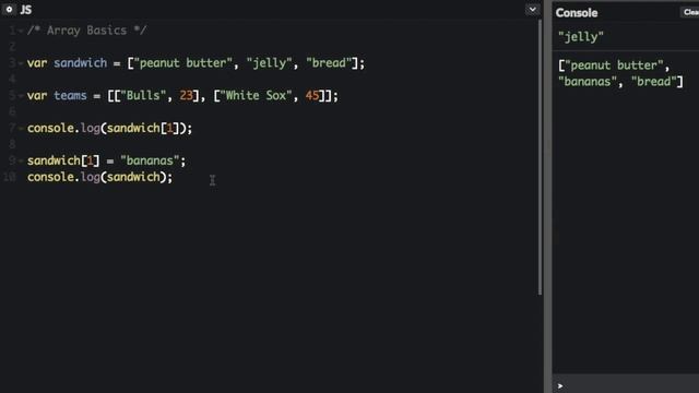 freeCodeCamp.org - 0129 - Arrays