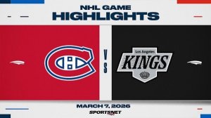 Обзор матча НХЛ | Лос-Анджелес - Монреаль (08.03.2026)