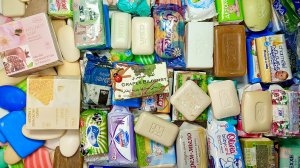 распаковка мыла. unpacking soap