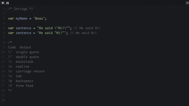 freeCodeCamp.org - 0118 - String Basics