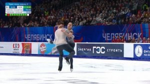 Александра Бойкова и Дмитрий Козловский. Произвольная программа на Финале Гран-При России 08.03.2026