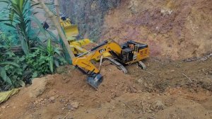 часть 3, радиоуправляемый экскаватор, Cat 390F