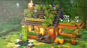 Руководство по строительству дома в Minecraft: коттедж «Мохнатый дом»