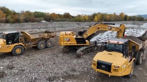 Caterpillar Работает над Расширением Русла Реки Для борьбы с Наводнениями - Interkat SA