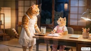 Рыжий Котенок превращает Маму-Кошку в Тыкву на Хэллоуин 😱🎃