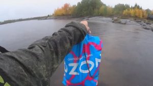 Рыбалка на Белом море!Крупная Навага сделала сальто в воду