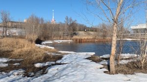 Лёд на берегу Волги