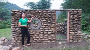 Проектирую и строю каменый дом. Собираю камень, делаю раствор бетона. Серия 1. Се