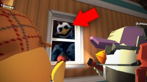 СКИНВОЛКЕР Проник в наш Дом в Чикен Ган! Chicken Gun мистика