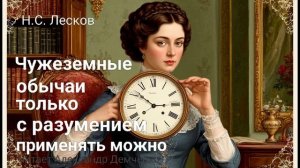 "Чужеземные обычаи только с разумением применять можно". Лесков Н.С. | Аудиокнига. Чтилум.