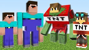 НУБ МУТАНТ ПРОТИВ ГРИФЕР МУТАНТ В МАЙНКРАФТ ! НУБИК В ГОРОДЕ И ТРОЛЛИНГ ЛОВУШКА В MINECRAFT