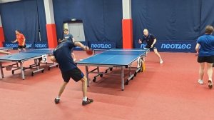 I ф. Зенкин М. (808) - Рыбкин Р. (614) 07.03 настольный теннис Любительский турнир СПб