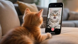 Рыжик скучает по папе-коту …💔🐾