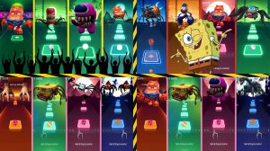 Monsters COFFIN DANCE & TILES HOP comp. Ep 13