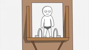 Зарисовался перед девушкой