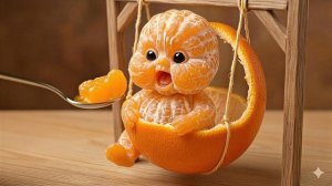 Фруктовые малыши едят фрукты. Увлекательное ASMR-видео. Невероятно приятное фруктовое искусство