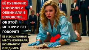 ЕЁ ПУБЛИЧНО УНИЗИЛИ -- СТАЛА УБОРЩИЦЕЙ...ОБ ЭТОЙ ИСТОРИИ ВСЕ ГОВОРЯТ!...