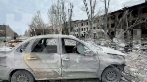 Кадры последствий удара ВСУ по Киевскому району Донецка