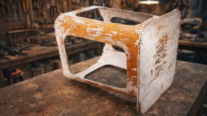 Реставрация старого фанерного табурета