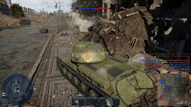 Переправа через Рейн  ИС-2  Танки#35