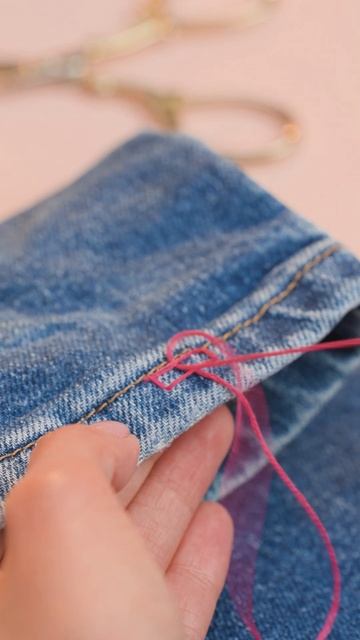 🎀 Украшаем джинсы вышивкой — делаем милые бантики вместе с Умкой #Умка #Поделки