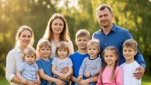 Многодетная семья 2026 🔴 Почему не модно заводить большую семью? Огромная семья много детей