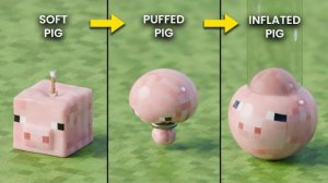 КРУТЫЕ РЕАЛИСТИЧНЫЕ ПРОЦЕССЫ В Minecraft / РАСТЯГИВАЕМ СВИНЕЙ И ГУСЕЙ РЕАКЦИЯ