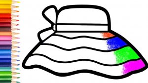 мультик для детей-Как нарисовать ШЛЯПУ/Рисунок ШЛЯПЫ для детей