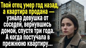 Отца уже нет, а квартира продана — узнала девушка, когда вернулась. А едва она постучала в  квартиру
