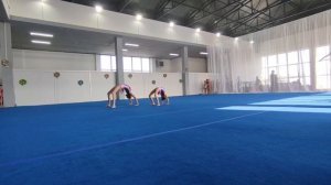 ЖП 2 юношеский разряд, Шепелева - Алексеенкова, ШСА «Пирамида-Альпы», Комбинированное упражнение