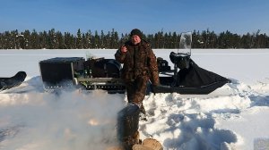 Морозная рыбалка \ С друзьями на окунёвом озере