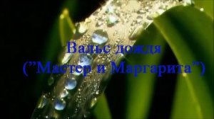 Вальс дождя (Мастер и Маргарита)