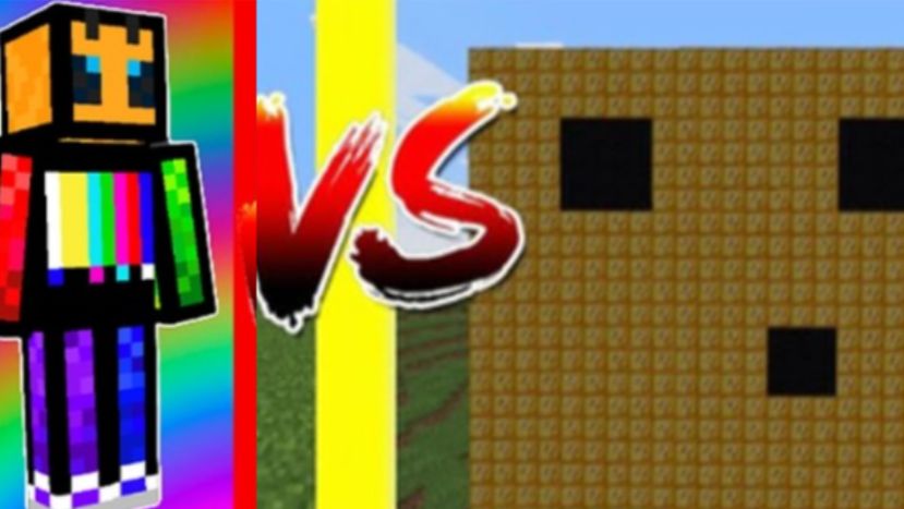 Я ПРОТИВ ГИГАНТСКИЙ СЛИЗЕНЬ ИЗ ЛАКИ БЛОКОВ В МАЙНКРАФТ!!! #1