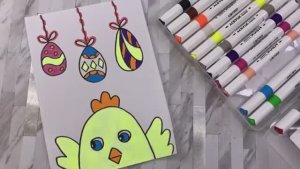 РИСУНКИ на Пасху! Идея открытки! Поделки своими руками!