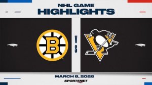Обзор матча НХЛ | Питтсбург - Бостон (08.03.2026)