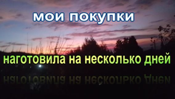 № 1000  мои покупки // наготовила на несколько дней
