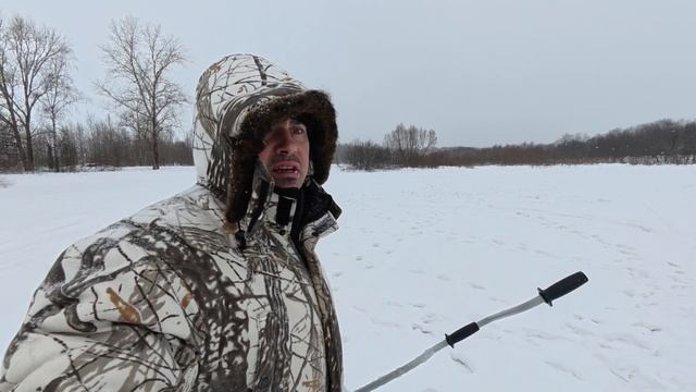 На рыбалку на лыжах. Разведка нового места 9