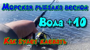 Морская рыбалка ВЕСНОЙ. Как клюет при температуре воды +10