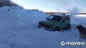 Ховер, Нива, снег..