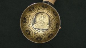 Поющая чаша Бутанская 20 см, Соль196 Гц, До# 558 Гц