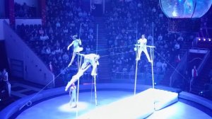 Цирк. Выступление Атлетов