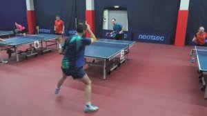 I ф. Грязнов Г. (596) - Рыбкин Р. (614) 07.03 настольный теннис Любительский турнир СПб