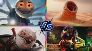 ЧУ‑ЧУ ЧАРЛЬЗ vs ЧУДИЩЕ‑ПАРОВОЗ vs ПАУК‑ЛОКОМОТИВ vs ЧЕРВЯК‑РЕЛЬСОХОД — ГОНКА‑ПУГАЛКА! 🚂